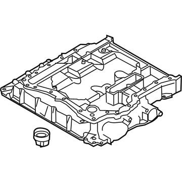 Volkswagen Touareg Oil Pan - 06E-103-601-BA