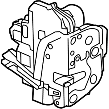 Volkswagen Touareg Door Lock - 4G0-839-016-A