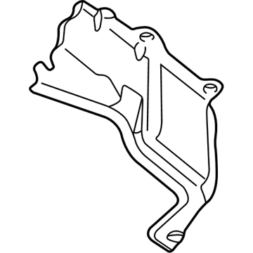 Volkswagen 1J0-825-245-J Splash Shield