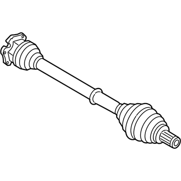 Volkswagen Phaeton Axle Shaft - 4E0-407-271-A