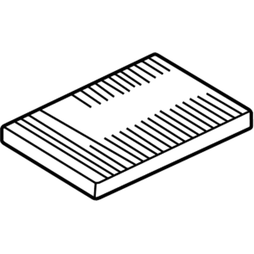 Volkswagen Cabin Air Filter - 1J0-819-644-A