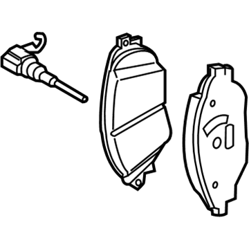 Volkswagen Brake Pad Set - 5Q0-698-151-M