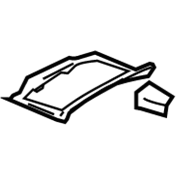 Volkswagen 7L6-864-378-E-5U4 Trim Bezel