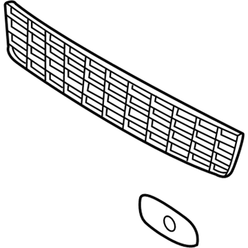 Volkswagen 7P6-853-671-E-RYP Lower Grille
