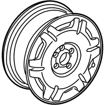 Volkswagen Passat Alloy Wheels - 3B7-601-025-F-8Z8