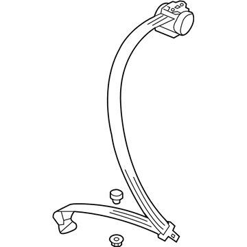 Volkswagen Rabbit Seat Belt - 1K6-857-805-AD-RAA