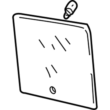 Volkswagen 1J6-845-025-K Moveable Glass