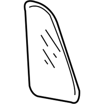 Volkswagen 1J6-845-215-D Fixed Glass