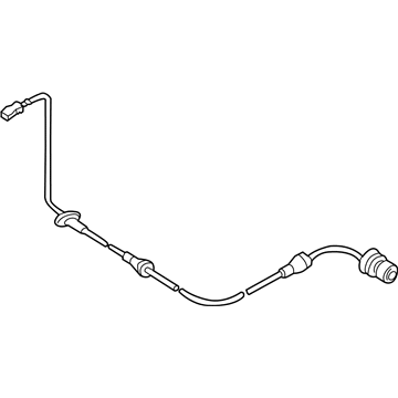 Volkswagen Passat ABS Wheel Speed Sensor - 3B0-927-807-B