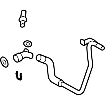 2009 Volkswagen Touareg Radiator Hose - 7L0-121-070-B