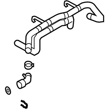 2009 Volkswagen Touareg Radiator Hose - 7L0-122-101-L