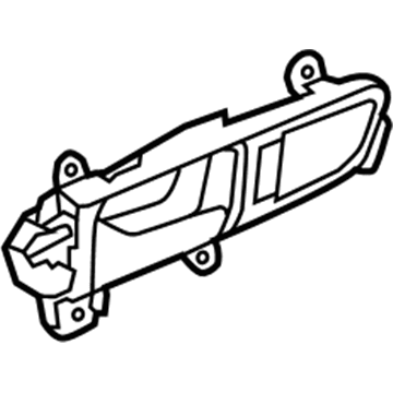 Volkswagen Interior Door Handle - 561-837-019-A-UBN