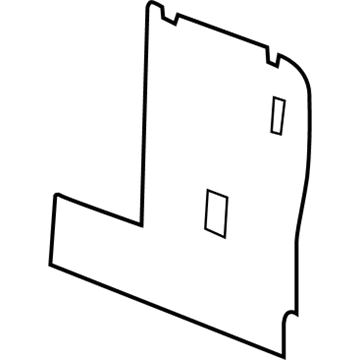 Volkswagen 7P6-885-753-C-JB1 Seat Back Panel