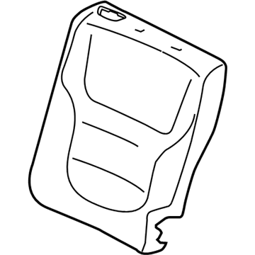 Volkswagen 7P6-885-775-R Seat Back Pad