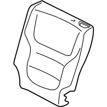 Volkswagen 7P6-885-776-K Seat Back Pad