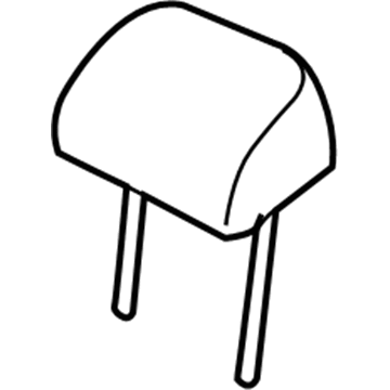 Volkswagen 7P6-885-901-F-OBL Headrest