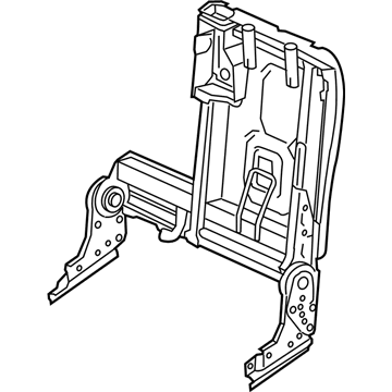 Volkswagen 7P0-885-503-E Seat Back Frame