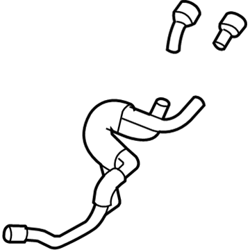 Volkswagen 1C0-122-157-N Water Hose Assembly