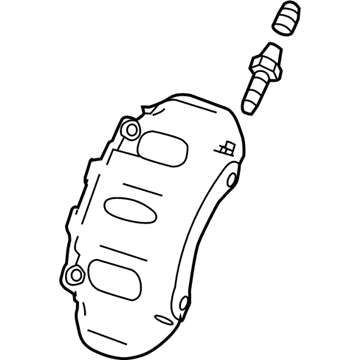Volkswagen Touareg Brake Caliper - 7P6-615-423-F