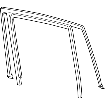 Volkswagen Atlas Window Channel - 3CN-839-432-A-5AP
