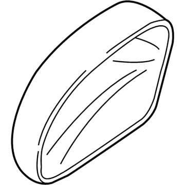 Volkswagen Tiguan Mirror Cover - 5N0-857-537-GRU