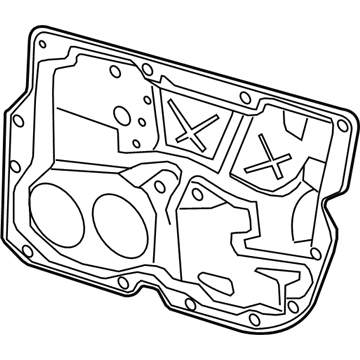 Volkswagen Phaeton Window Regulator - 3D1-837-461-M