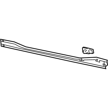 Volkswagen Phaeton Window Channel - 3D4-837-431-AL-B41