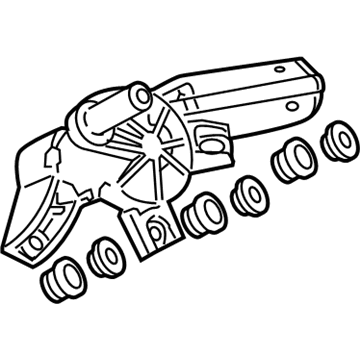 Volkswagen Windshield Wiper Motors - 5K6-955-711-B