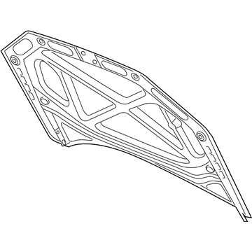 Volkswagen Hood - 561-823-031-E