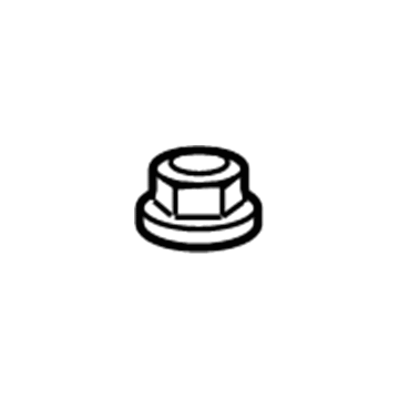 Volkswagen Control Arm Nut - N-015-081-6