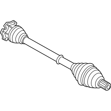Volkswagen Golf SportWagen Axle Shaft - 5C0-407-271-BQ