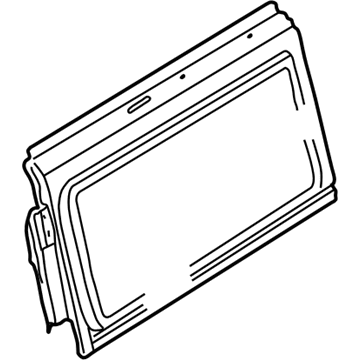 Volkswagen 701-809-187-B Body Side Panel
