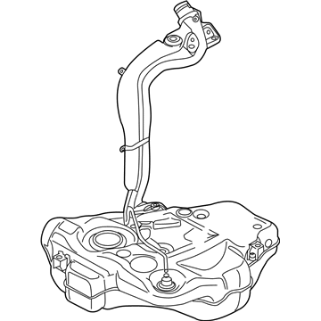 Volkswagen Beetle Fuel Tank - 5C0-201-060-E