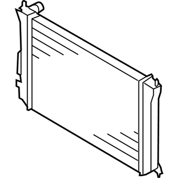 Volkswagen Phaeton Radiator - 3D0-121-253-F