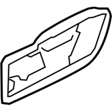 Volkswagen 5N0-837-197 Handle Bezel