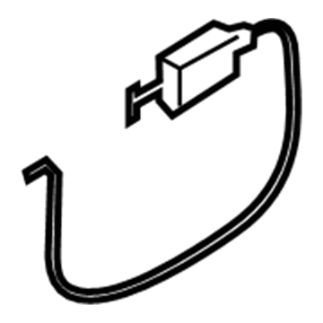 Volkswagen Jetta Door Latch Cable - 5N0-837-017-D