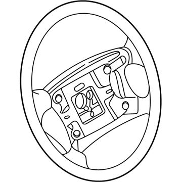 Volkswagen Jetta Steering Wheel - 1J0-419-091-AA-01C