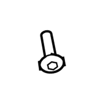 Volkswagen N-102-897-02 Lamp Bezel Screw
