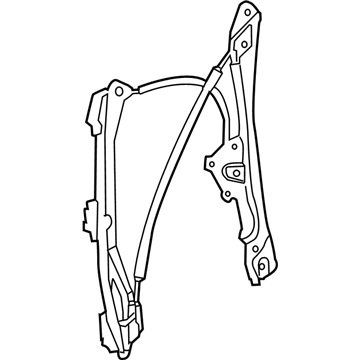 Volkswagen Jetta Window Regulator - 5C6-837-462-L