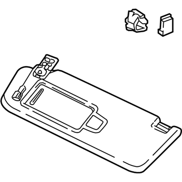 Volkswagen 5NN-857-551-L-3H8 Sunvisor
