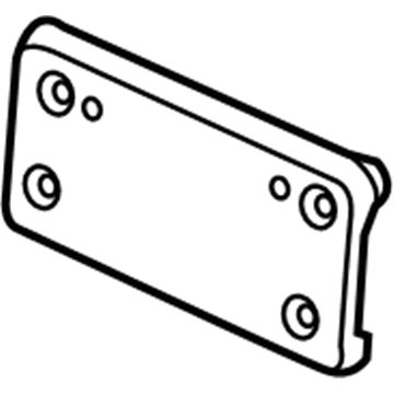Volkswagen License Plate - 5GM-807-287-9B9