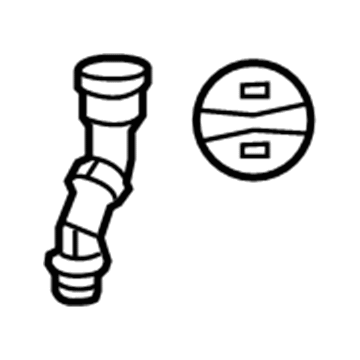Volkswagen 7B0-115-302 Filler Tube
