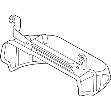 Volkswagen Touareg Exhaust Heat Shield - 022-253-035-L