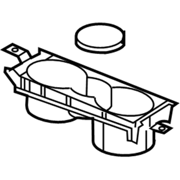 Volkswagen Jetta Cup Holder - 1K5-862-531-B-7G8