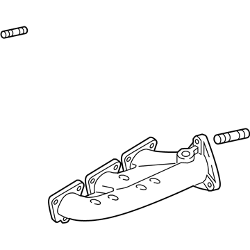 Volkswagen Touareg Exhaust Manifold - 06E-253-031-AB