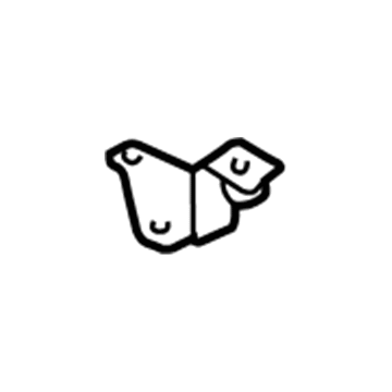 Volkswagen 1HM-820-769-A Hose Bracket