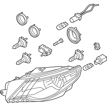 Volkswagen CC Headlight - 3C8-941-005-F