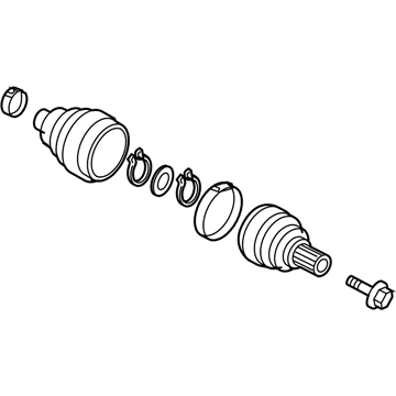 Volkswagen 4E0-598-099-C Outer CV Joint