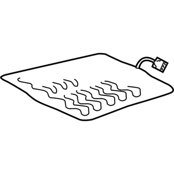 Volkswagen Seat Heater Pad - 561-963-555-D