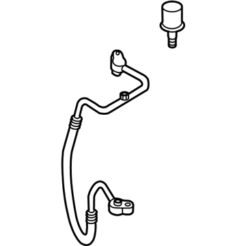 Volkswagen Touareg A/C Hose - 7L6-820-721-BA